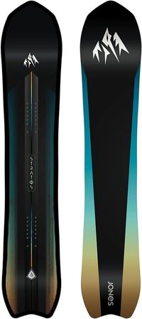 JONES Stratos Snowboard Heren Zwart, wit
