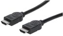 Manhattan 323246 High Speed HDMI-kabel met ethernetkanaal (HEC ARC 3D) HDMI-stekker naar HDMI-stekker afgeschermd zwart 10 m