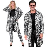 Widmann Shiney Stripes Pailletten Jas Zebra S/M