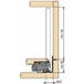 Blum LEGRABOX Korpus-Schienen mit TIP-ON, Vollauszug, 70 kg, NL 500 mm, links/rechts, verzinkt