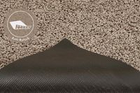Merkloos andiamo Deurmat Verdi - vuilvangmat voor de ingang van het huis - ideaal als deurmat binnen of als deurmat in overdekte buitenruimte - voetveger voor voordeur 60 x 180 cm taupe
