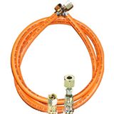 TGO Gasgeräte GmbH Propaangaslang met 1/4 inch links x 8 mm snijringschroefverbinding (winterbestendig, 40 cm)