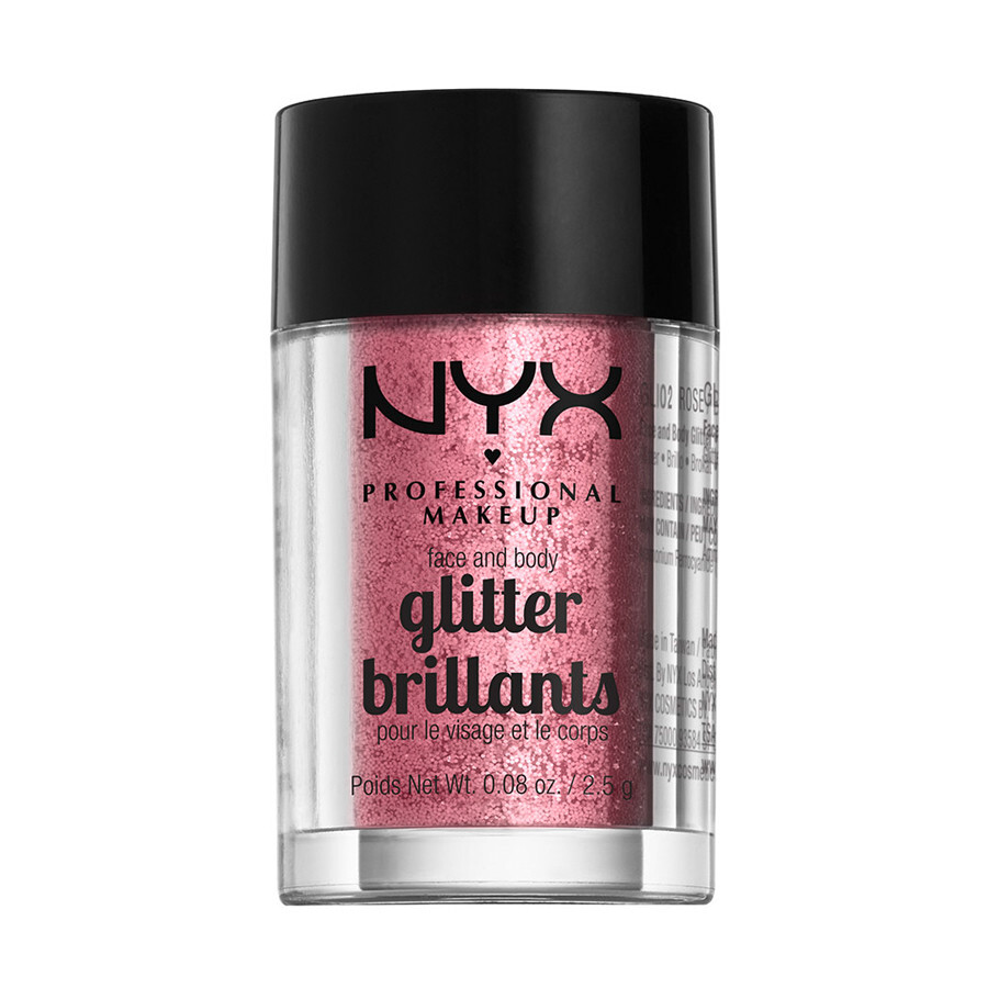 NYX Professional Makeup Face & Body Glitter - Rose