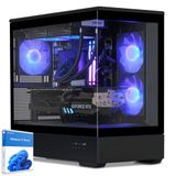 Sedatech Advanced Gaming PC Waterkoeling Full Vision • AMD Ryzen 7 9800X3D 8x 4.7GHz • Geforce RTX5060Ti 16Gb • 32Gb DDR5 • 2Tb SSD M.2 • WiFi • Bluetooth, USB C • Windows 11 • Desktop computer