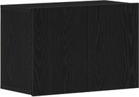 vidaXL Tv-meubel 60x30x41 cm bewerkt hout zwart eikenkleurig