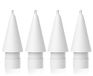 Paiholy Opgewaardeerd 4 Pack Crayon Pointes pour Apple Pencil - Pas d'usure - Pointe fine - Contrôle précis - Crayon Remplacement Pointes de stylet - Compatible avec Apple Pencil 1ère Génération et 2ème Génération/iPad Pro Crayon