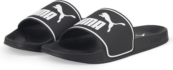 PUMA Leadcat 2.0 Unisex Slippers - Puma Black-Puma White - Maat 42