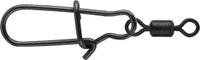 SPRO Matte Black Easy Snap + Rolling Swivel