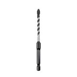 C.K Tools Vorteck HD Steen- en tegelboor, 5,5 mm x 105 mm, slagvaste hardmetalen pijlpunt, 1/4 inch zeskantige schacht voor baksteen, beton, keramiek en schroevendraaier