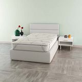 Topper MB HOME ITALY Matrastopper hennep, voor Frans bed, 120 x 195 cm