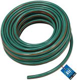 KOTARBAU® Tuinslang, Waterslang, PVC, 20 m, Groen Oranje, 3/4 Inch, 4-Lagen, Flexibel, Bewateringsslang, Versterkt, Tuinbewateringsslang, Waterslang voor Tuin