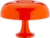 Artemide Nessino lamp, Ø32 H 22,3 cm, plastic, oranje