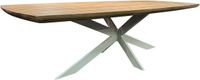 AVH-Collectie Lido dining tuintafel 240x110x75 cm acacia blad natural sand