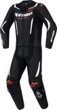 Alpinestars GP Force V2 Tweedelig Leren Motorfietspak - Zwart/wit/rood - Maat 52