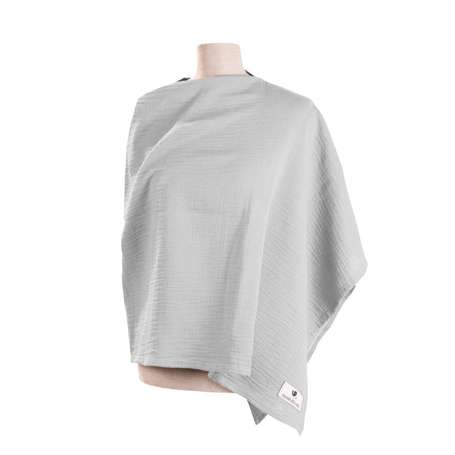 Julius Zöllner Nursing Cape - Grey - Cotton - 74 x 60 cm