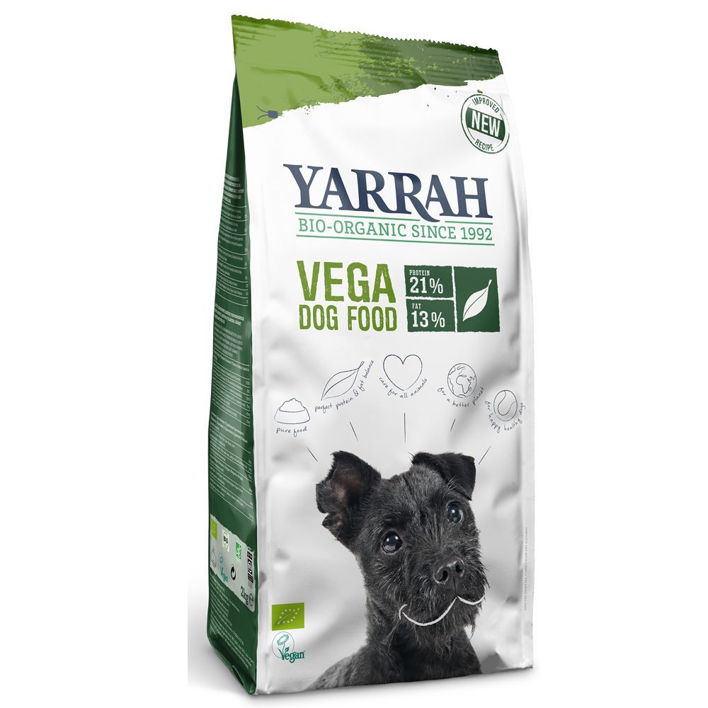 YARRAH dog biologische brokken vega baobab / kokosolie hondenvoer 10 kg