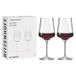 RITZENHOFF 8000002 Set van 2 rode wijnglazen 500 ml - serie Sonnenschliff - In moderne geschenkdoos - Made in Germany