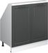 Vicco Rion Kast voor schuine wand – met 2 deuren Antraciet landhuis/wit