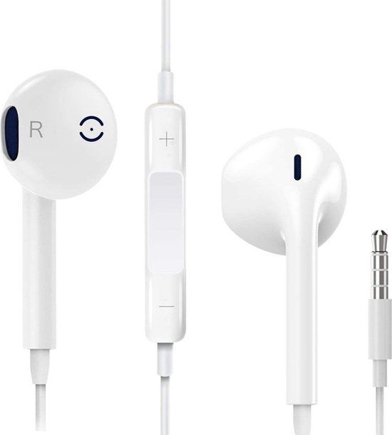 TechNow Vitro In-Ear Oordopjes met 3.5mm Jack - Wit