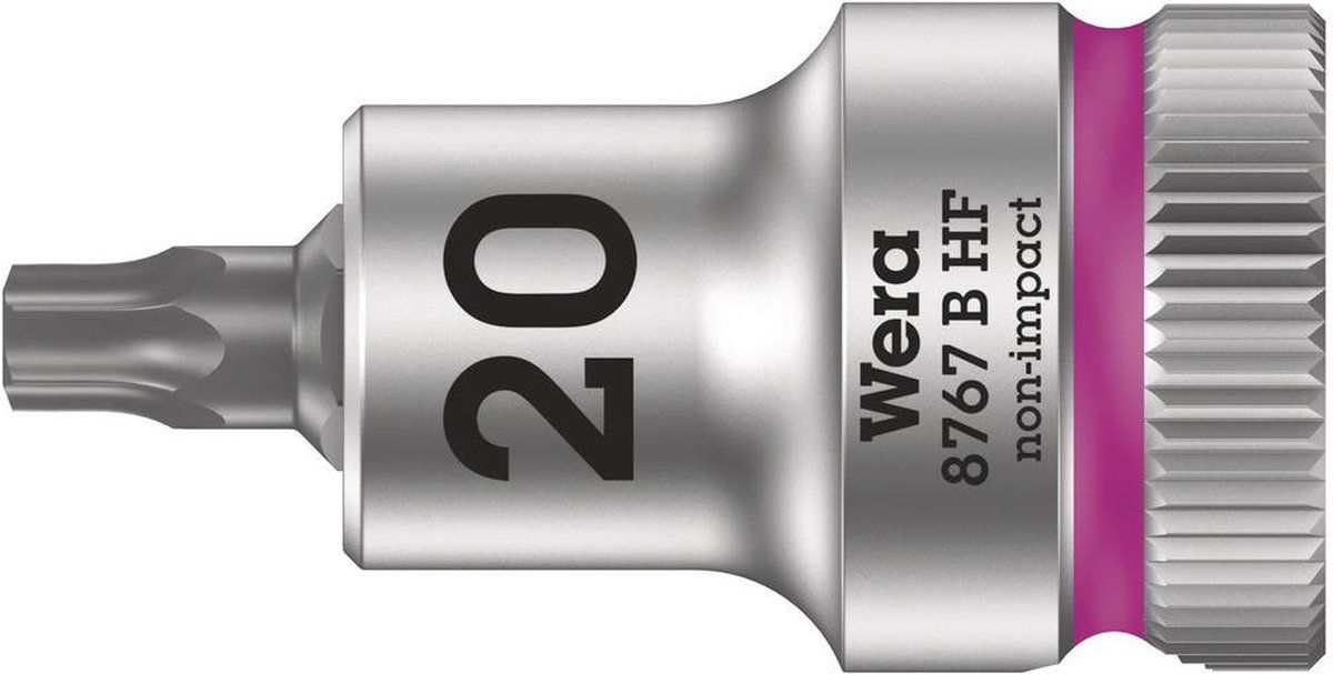 Wera 8767 B HF TORX Zyklop bitmoer TX20 x 35 mm - 3/8" aandrijving - met houderfunctie