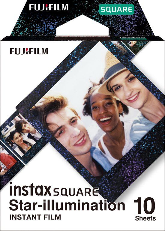 Fujifilm Instax Square Film - Star Illumination - 10 stuks