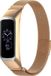 By Qubix Qubix - Milanese bandje - Champagne goud - Geschikt voor Samsung Galaxy Fit 2