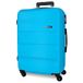 Roll Road Flex hardcase koffer van ABS, Lichtblauw, 46x65x23 cms