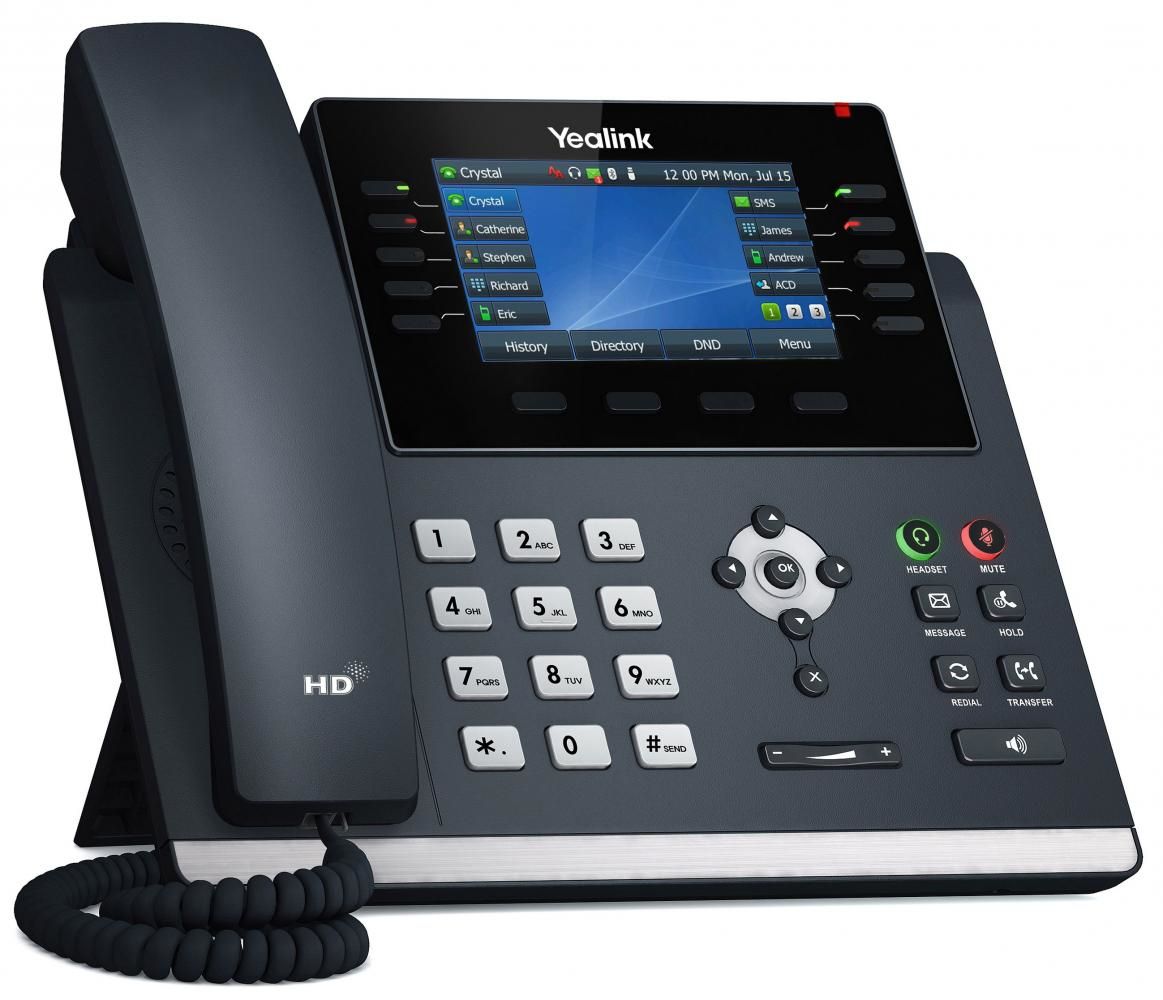 Yealink SIP-T46U IP Phone - Grijs - LCD - Wifi