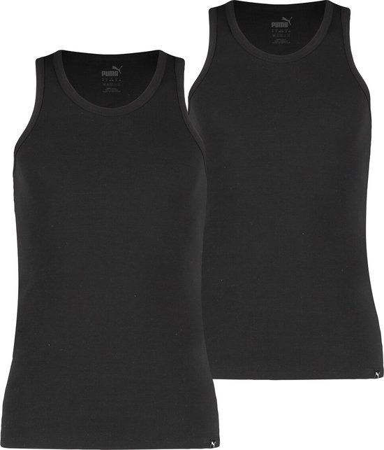 Puma Heren 2-Pack Tanktop Regular Fit Zwart - XL