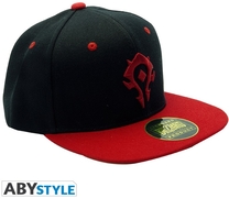 Abystyle world of warcraft - red horde snapback cap