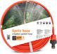 Bradas Tuyau d'arrosage – 7,5 m – 13 mm (1/2") – Microperforation – Inclus raccords – Orange – Conception plate