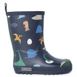 Liewood Regenlaarzen navy / mosterd / groen / wit