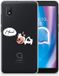 B2Ctelecom Alcatel 1B (2020) Housse de téléphone Nom Vache Coquine