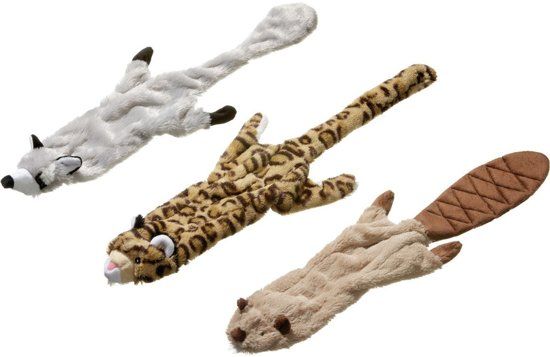 FLAMINGO - Hondenspeelgoed Pluche Dier Wild Zoo - 34 cm