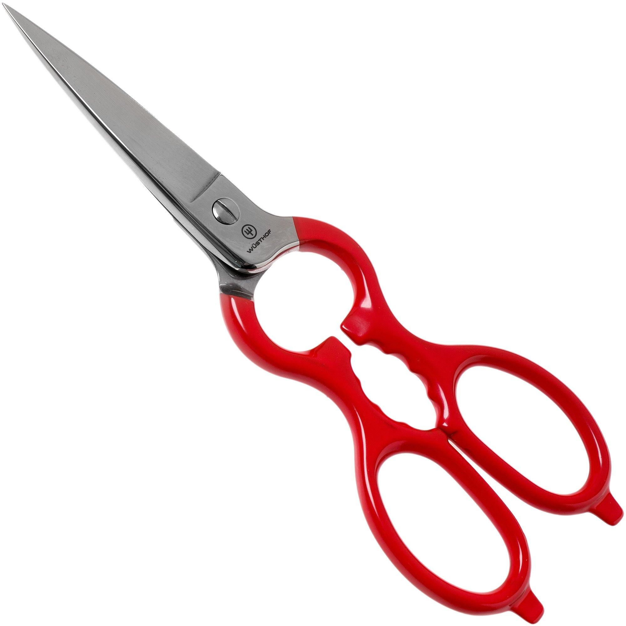 Wusthof 1059594902 Kitchen Scissors, Red
