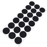 Adsamm FP-15-SA-BL-30-21 21 x viltglijders, zwart, Ø 30 mm