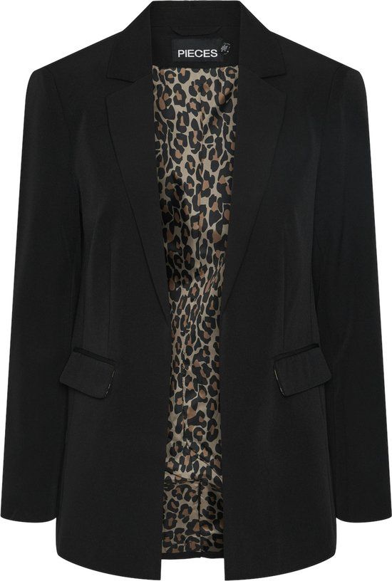 PIECES PCBOZZY Blazer - Black - Women's Size M