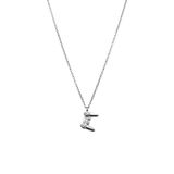 Lucardi - Kinder Stalen ketting met gameboy hanger - Zilverkleurig - 45 cm