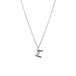 Lucardi - Kinder Stalen ketting met gameboy hanger - Zilverkleurig - 45 cm