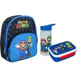 4KidsOnly Super Mario schoolset; rugzak en lunchset