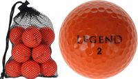 Legend Golfballen Oranje - Dozijn / 12 stuks