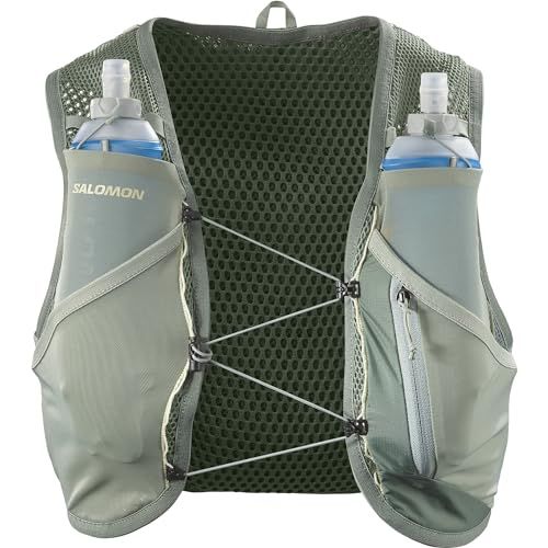 Salomon Active Skin 8 Drinkvest - Trail Running/Hiking - Unisex - Green - Size S