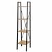 Max Home Planken Max Home Staal Melamine spaanderplaat 34 x 148 x 32 cm Zwart