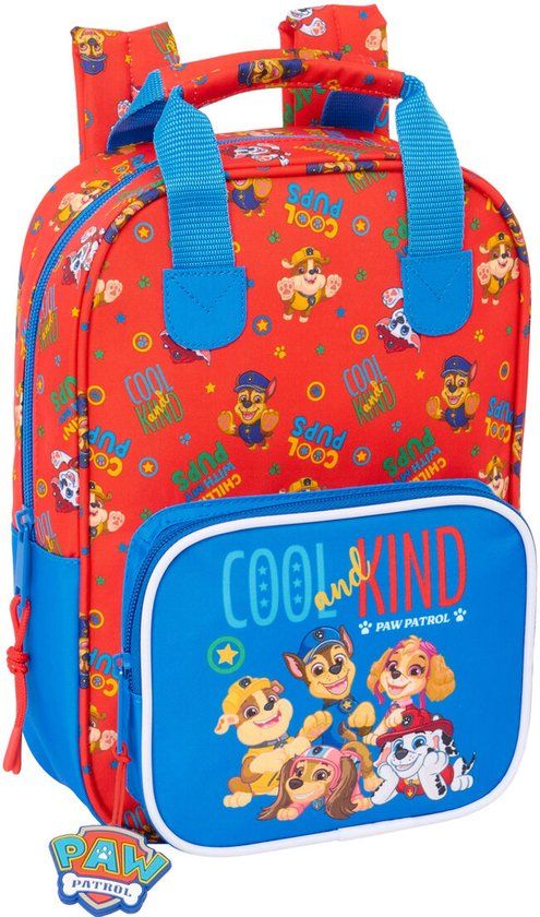 PAW Patrol Kinderrugzak The Paw Patrol Cool Blauw Rood 20 x 28 x 8 cm