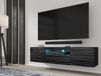 AUREO Meuble TV-HiFi 3 portes 150 cm Sahara avec LED