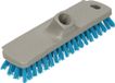 Buemag brosse à récurer - gris/bleu - plastique recyclé - 22 x 6,5 x 7 cm