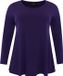 Yoek T-shirt manches longues violet