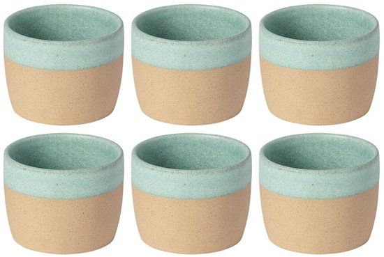 Costa Nova Bekers Arenito Aqua 360 ml - 6 stuks