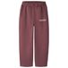 NAME IT KIDS barrel joggingbroek met tekst - roodbruin