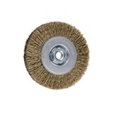 PFERD TOOLS Brosse ronde RBU Ø 115x15 mm M14 laiton fil d'acier-Ø 0,20 mm meuleuse d'angle